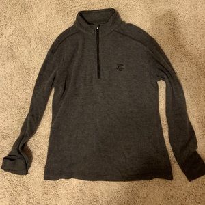 Straight Down quarter zip Cypress Point fleece